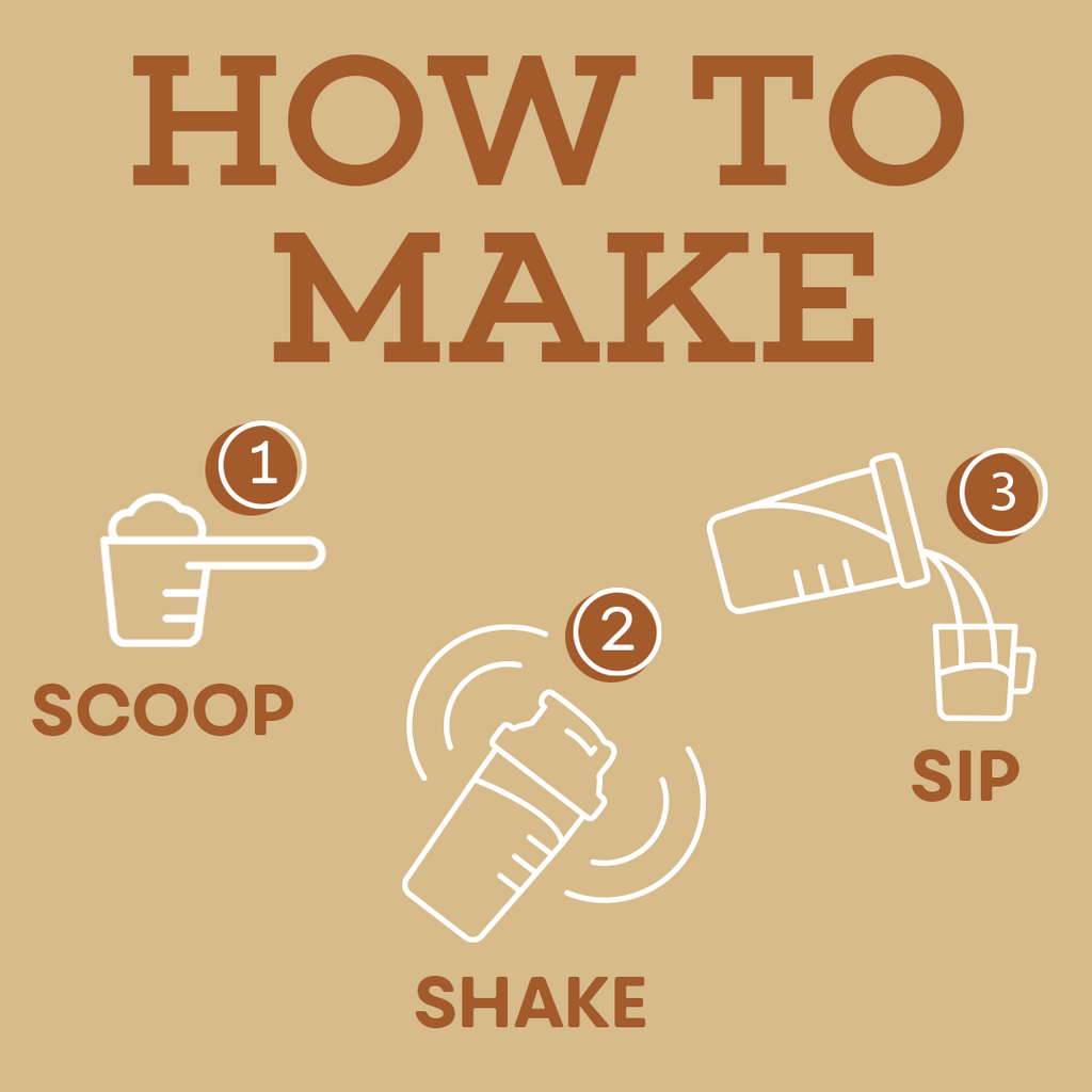 MaxiMeal Vanilla Dream preparation instructions in three steps